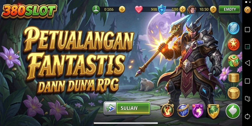 Screenshot gameplay menunjukkan aksi pertarungan dan eksplorasi RPG yang mendebarkan.