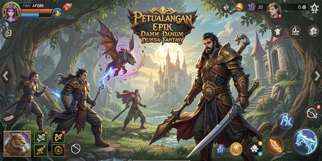 Tampilan menakjubkan dari pertempuran RPG di AP686.
