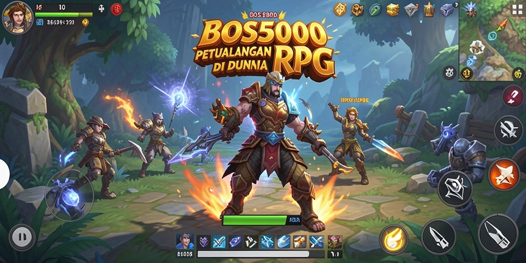 Tampilan gameplay epik dari BOS5000 yang memukau dan menantang.