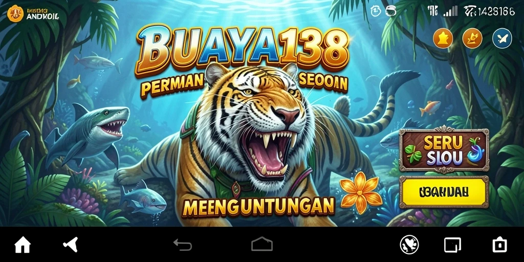 Tampilan menarik gameplay BUAYA138 dengan simbol slot yang berwarna-warni.