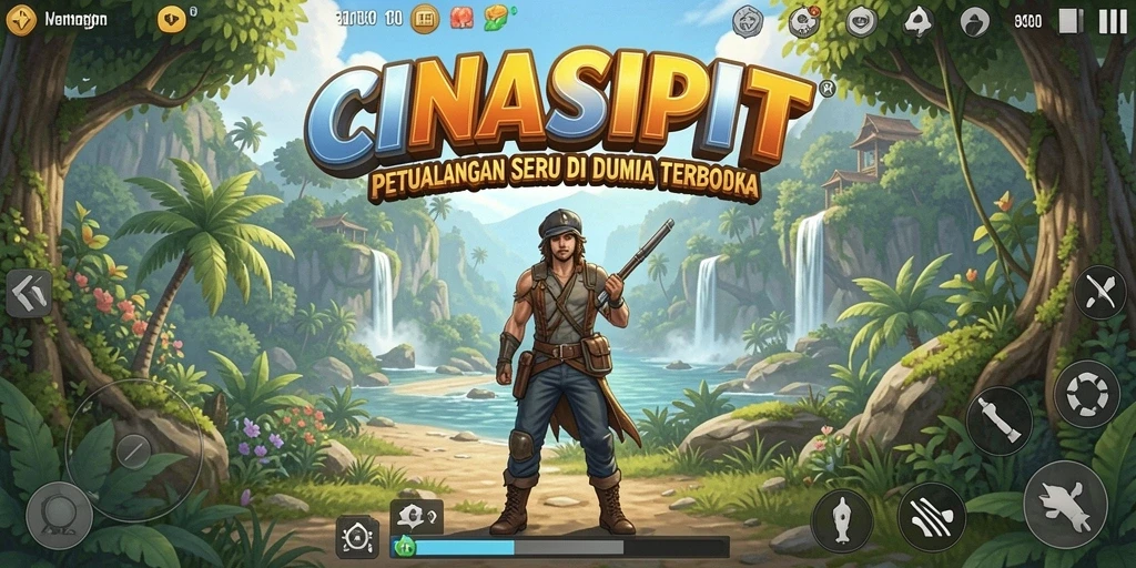 Gameplay CINASIPIT yang menakjubkan dalam dunia terbuka.