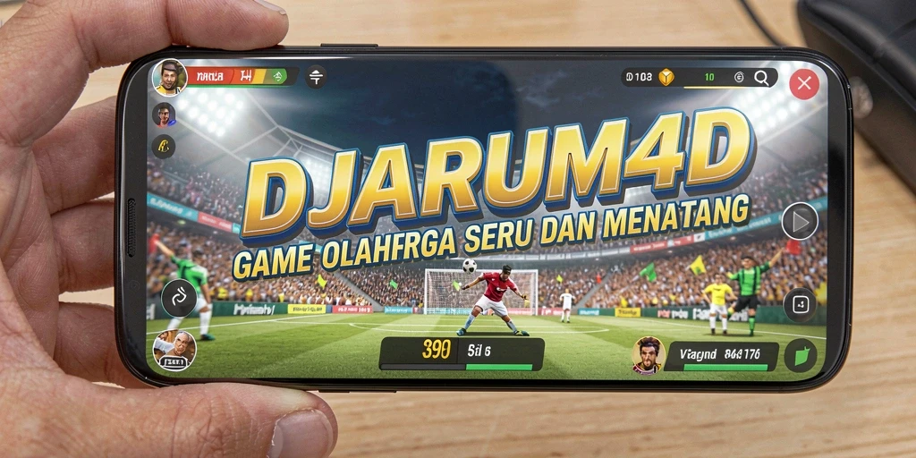 Tampilan gameplay olahraga seru di DJARUM4D