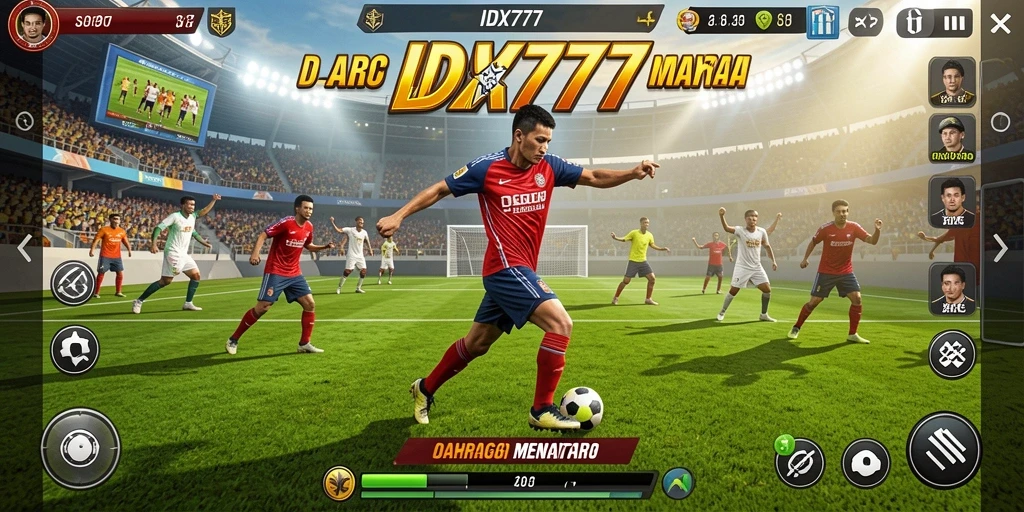 Tampilan gameplay seru dan menantang dalam IDX777.