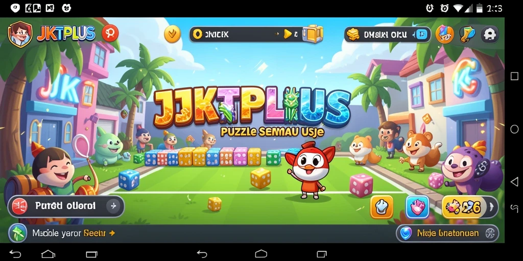 Screenshot JKTPLUS yang menunjukkan gameplay Puzzle yang menarik.