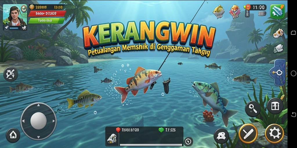 Tangkapan ikan besar dalam petualangan memancing KERANGWIN.