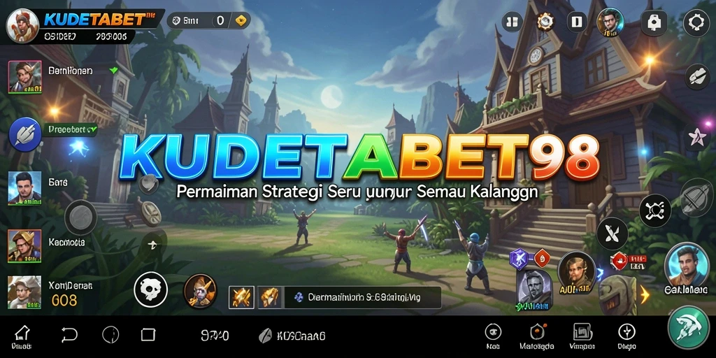 Screenshot utama KUDETABET98 menampilkan gameplay strategi yang intens.