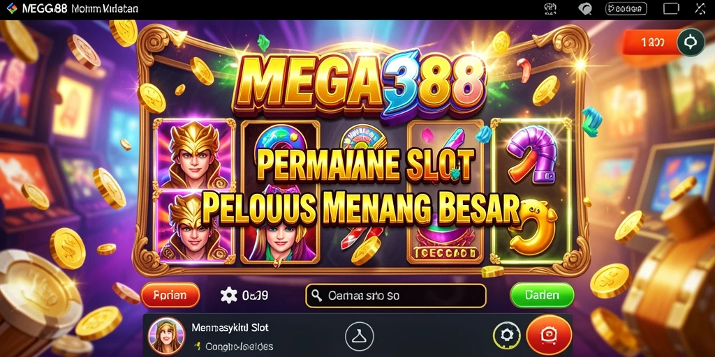 Tampilan gameplay MEGA388 yang menarik dan seru.