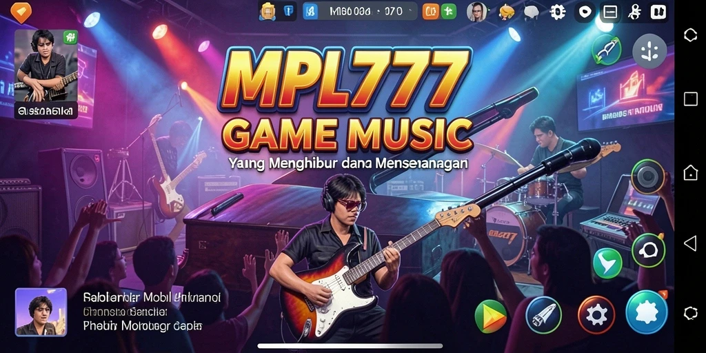 Screenshot gameplay MPL777 yang menampilkan interaksi musik yang seru.