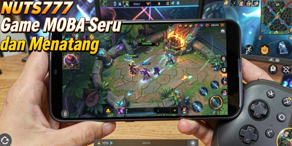 Tangkapan layar menunjukkan pertarungan intens dalam NUTS777.