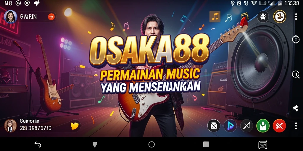 Tampilan gameplay OSAKA88 yang menarik dengan berbagai fitur musik.