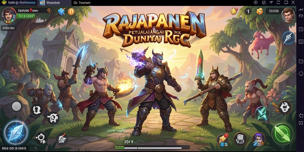 Gameplay epik RAJAPANEN menampilkan aksi pertarungan yang mendebarkan.