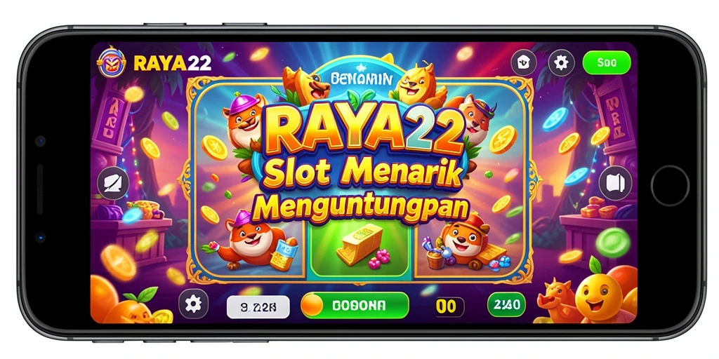 Tangkapan layar RAYA22 menampilkan gameplay Slot yang menarik dan penuh warna.
