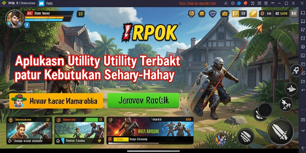 Tampilan antarmuka RPOK yang intuitif dan fungsional.