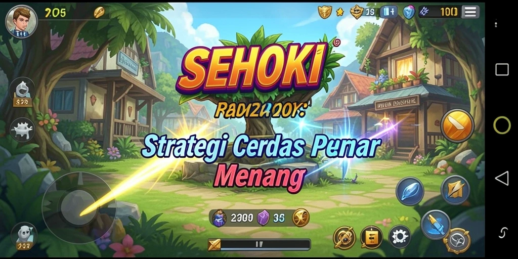 Tangkapan layar SEHOKI menampilkan aksi strategi seru dalam pertempuran.