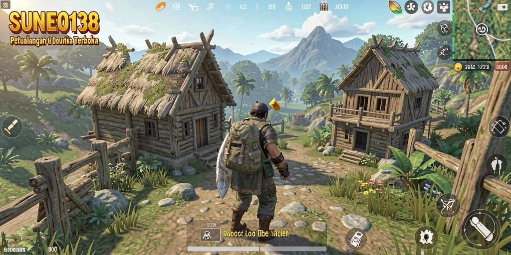 Tampilan gameplay SUNEO138 menunjukkan dunia terbuka yang menakjubkan.