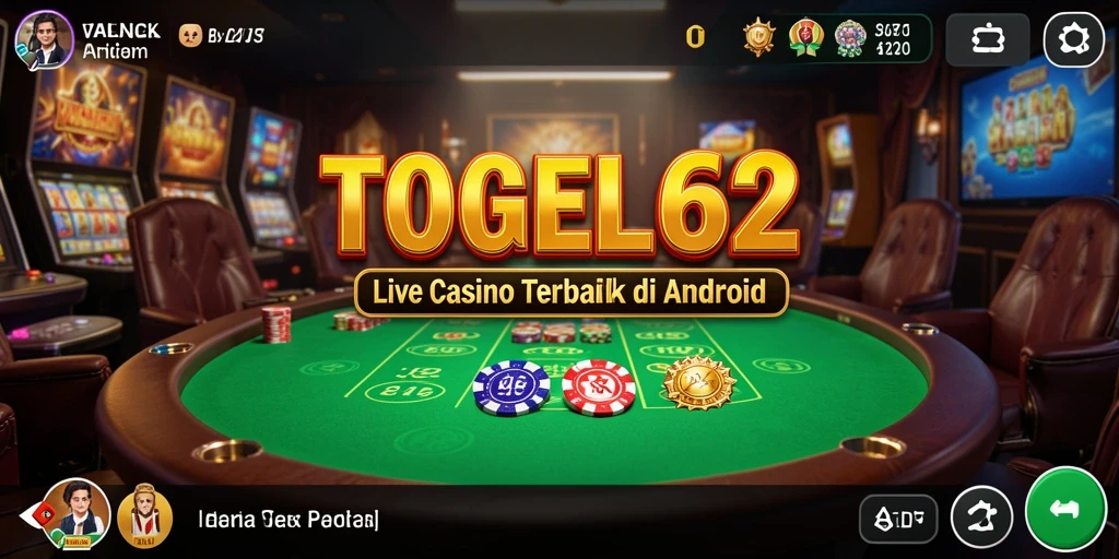 Gameplay TOGEL62 yang mendebarkan dengan dealer langsung dan interaksi pemain.