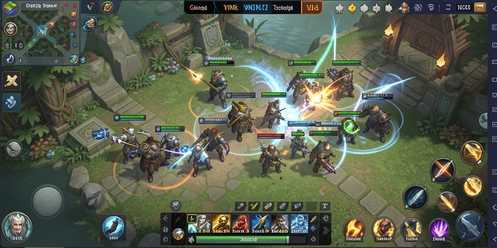Menampilkan interaksi strategis dalam gameplay WIN33.